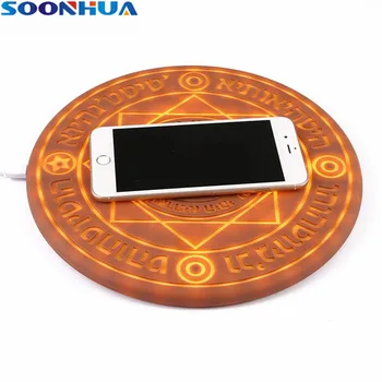 

Magic Array Wireless Charger For iPhone Samsung S9 Huawei Plus Table Wireless Fast Charging Pad Dock Station