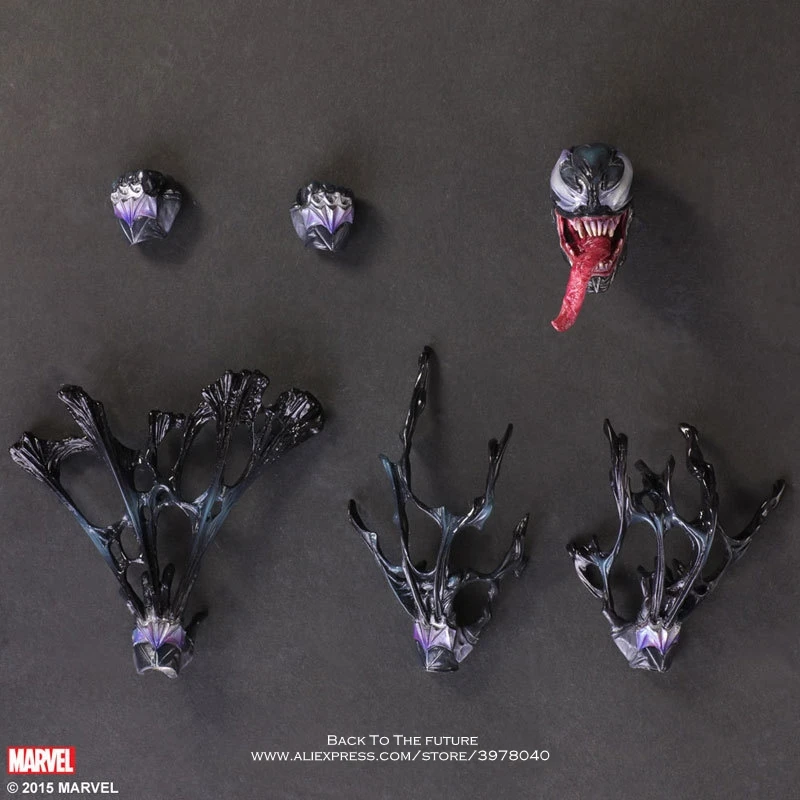 Disney Marvel Человек-паук яд 26 см фигурка аниме мини украшение ПВХ Коллекция фигурка игрушка модель для детей подарок