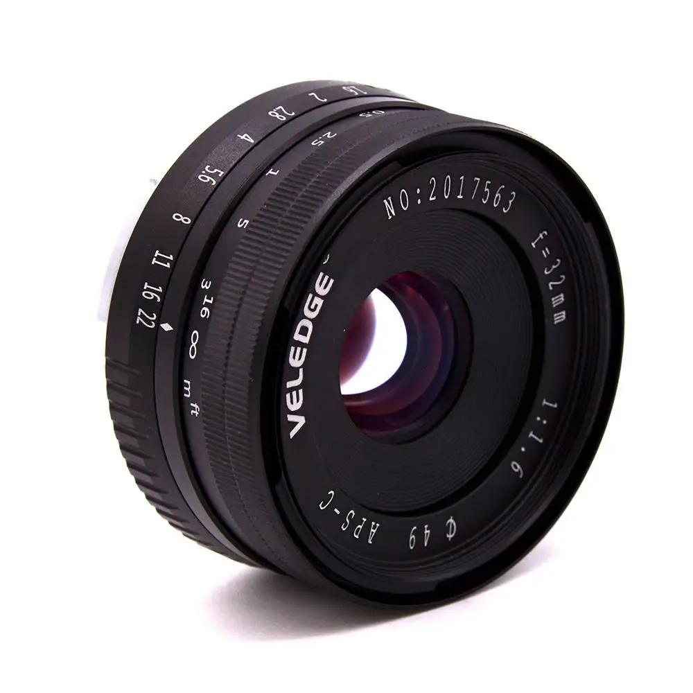 Большая диафрагма ручной основной фиксированный объектив APS C для Sony E Mount