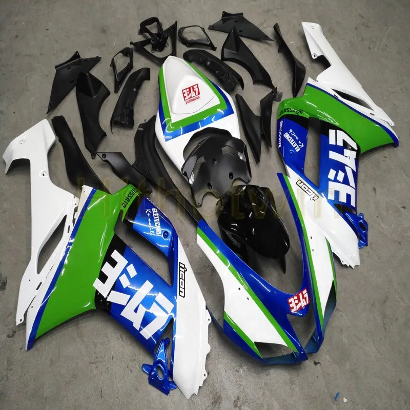 Пользовательские мотоцикла корпуса для ZX 6R 07 08 636 ZX6R обтекатель zx6r 2007 2008 +