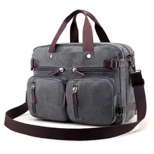 Черный, серый, хаки чистый 4 цвета холст периферийное устройство компьютера Ретро мода универсальный рюкзак для офиса досуг рюкзак для ноутбука сумка