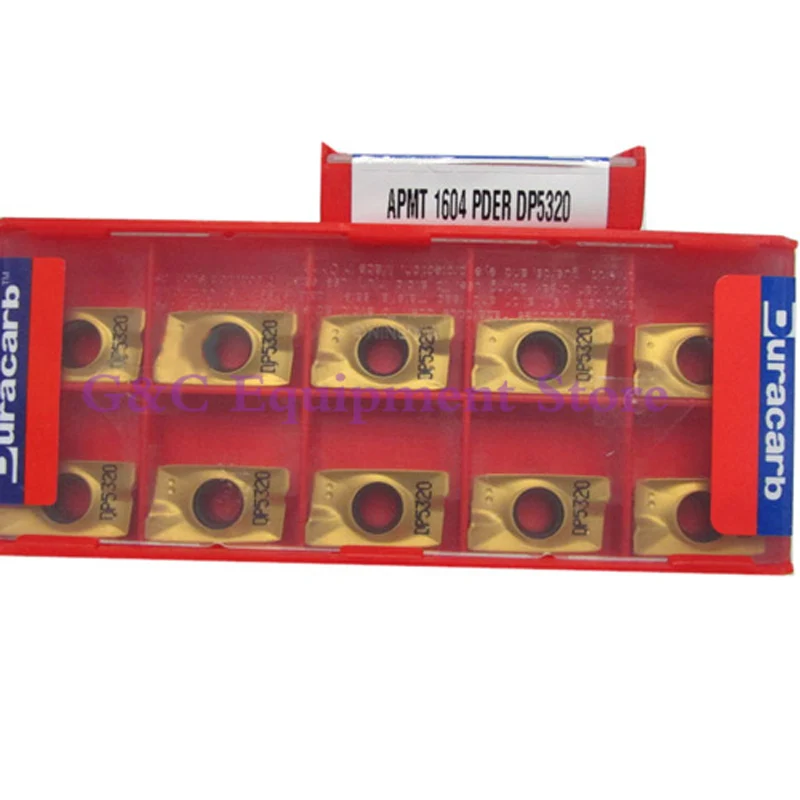 

ORIGINAL CNC BLADE DURACARD APMT1604PDER DP5320 LATHE TIP APMT1604-PDER TT9080