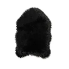 Новая теплая искусственная шерсть ковер 55X80 см-1 шт.; туфли из мягкой овечьей кожи ковры чехлы для стульев искусственная шерсть теплые волосатые сиденья Dec13#30