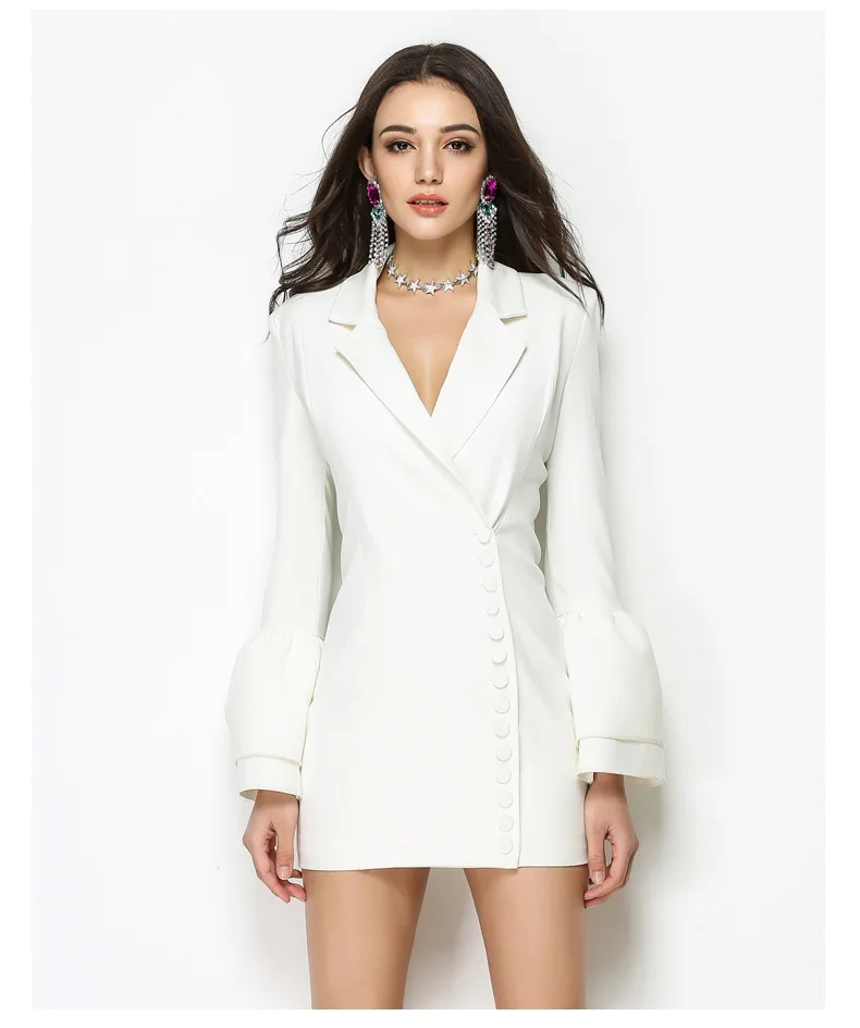 black white elegant dress