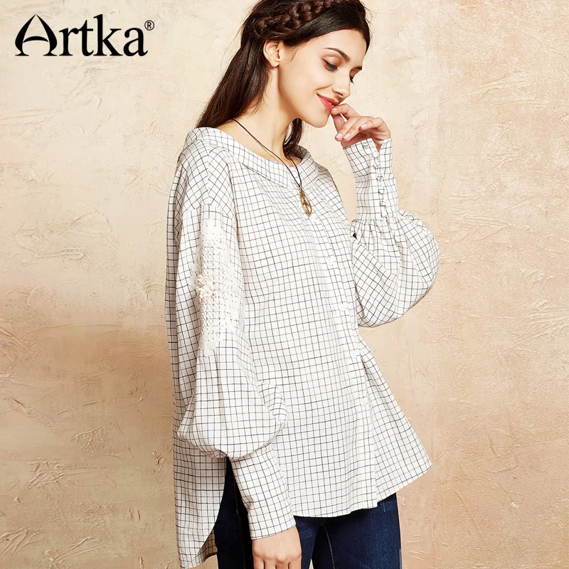 ARTKA 2017 ARTKA Autumn&Winter Slash Neck