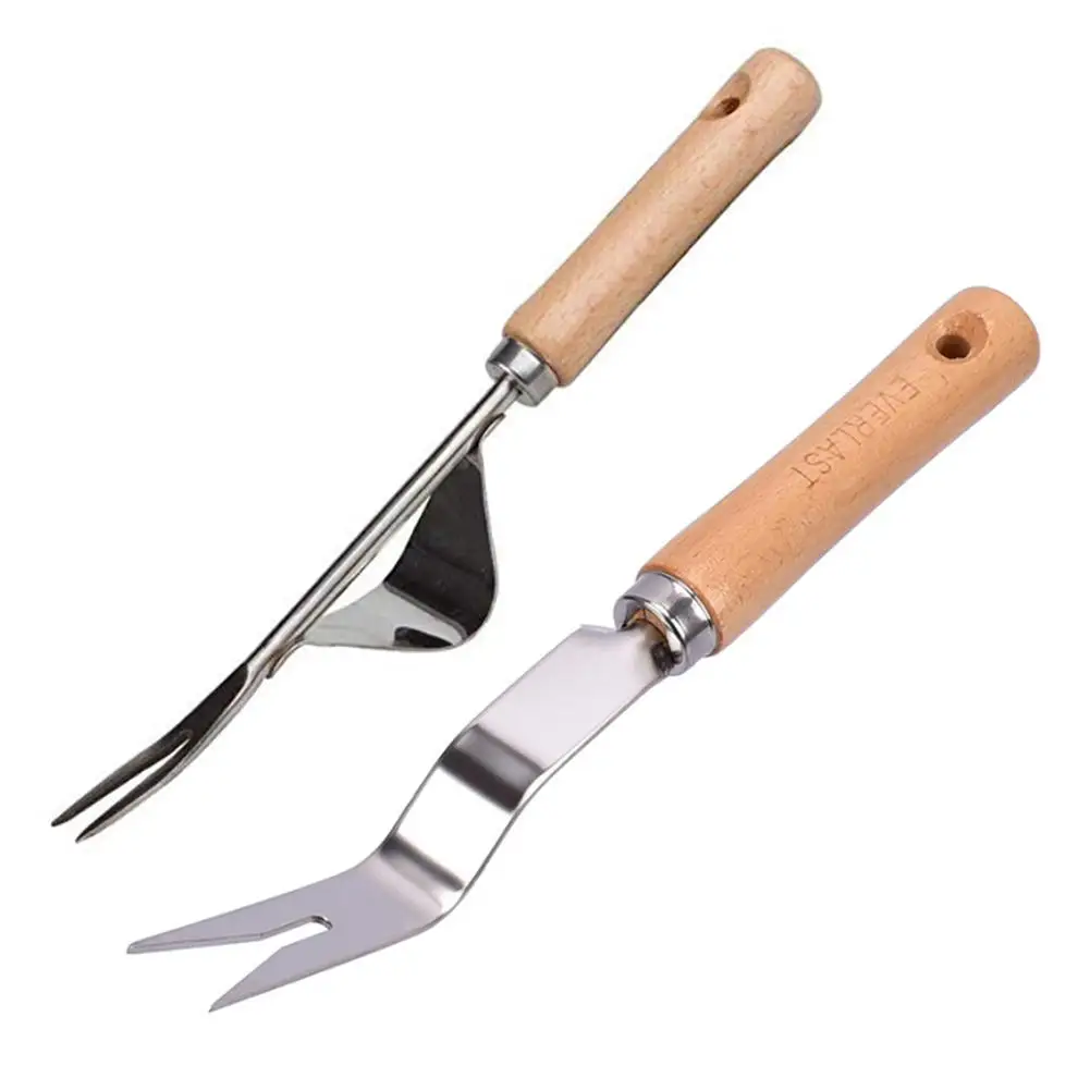 1 шт. ручная прополка вилка деревянная ручка садовый инструмент для прополки садовые инструменты для выкапывания садовый инструмент