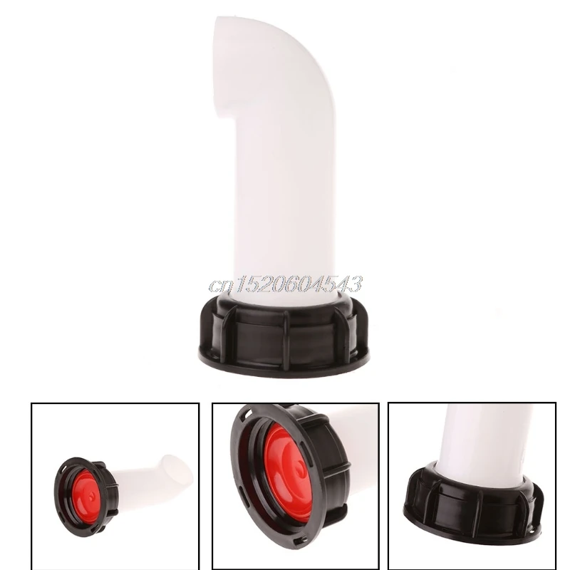 

2-inch IBC Tote Tank Drain Cover Extension Spout Hose Nozzle Tap Cap Valve Female Thread 125mm/4.92" R06 Whosale&DropShip