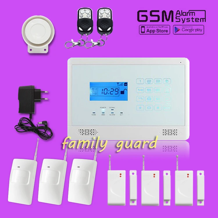Free Shipping!G2E Android IOS APP Autodial Wireless 3PIR+3door Home
