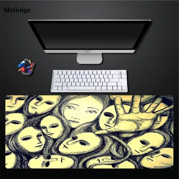 

Mairuige Print Multiple Personality Disorder Human Head Mouse Pad Computer Desktop Decorative Mouse Pad Game Player Comfort Pad