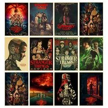 Классический фильм странные вещи 2 плакат на стену Ретро Винтаж декоративная крафт-бумага наклейка на стену домашние декоративные постеры