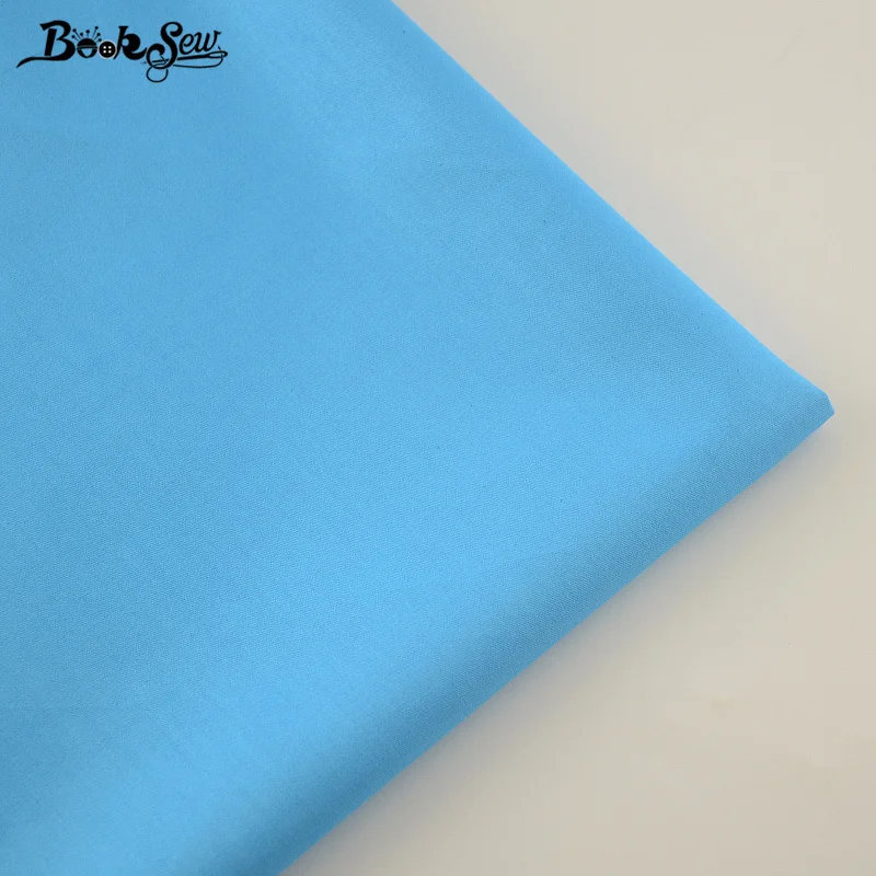 

High Quality Cotton Fabric Twill Sky Blue Color Home Textile Material Sewing Cloth Tela For Bed Baby Doll Crafts