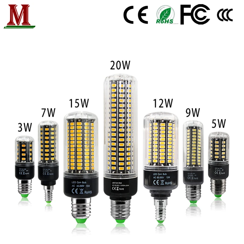 1 шт. 5736 SMD более яркая 5730 5733 Светодиодная лампа Кукуруза лампочка освещения 3 5 Вт 7