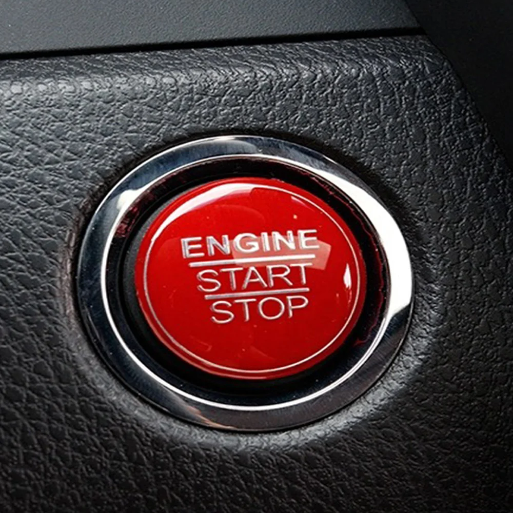 START Engine Button Replace Cover STOP Key Accessories Switch Decoration Universal For Toyota Camry 2017 2018 -3