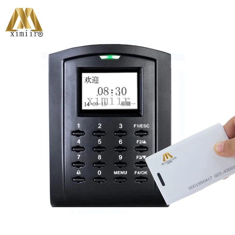 

ZK 125khz RFID card and keyboard access control and time attendance device door security access control systems SC103