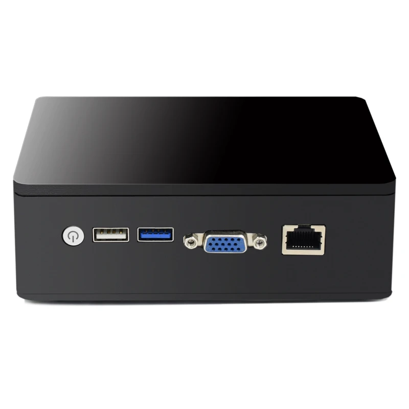 2018 Новый Hystou Intel NUC J1900 Мини ПК Windows 10 сервер волоконно оптический LAN двухканальный