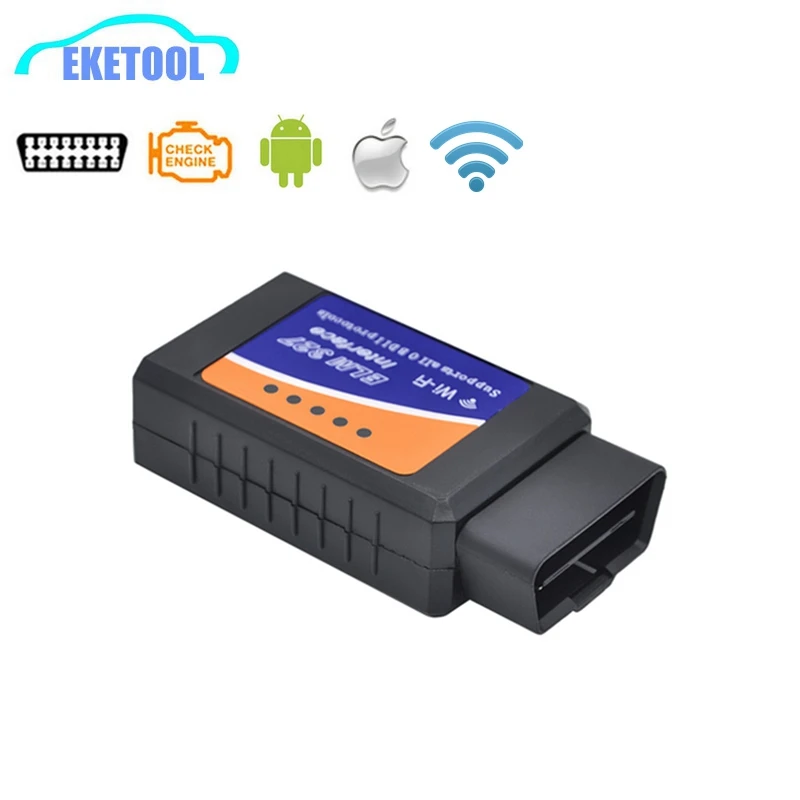 Prix pour Haute Performance OBD WIFI Interface ELM327 WIFI voiture testeur prend en charge tous les protocoles OBDII ELM 327 WIFI pour téléphone intelligent Android / iOS Prix pour Haute Performance OBD WIFI Interface ELM327 WIFI voiture testeur prend en charge tous les protocoles OBDII ELM 327 WIFI pour téléphone intelligent Android / iOS
