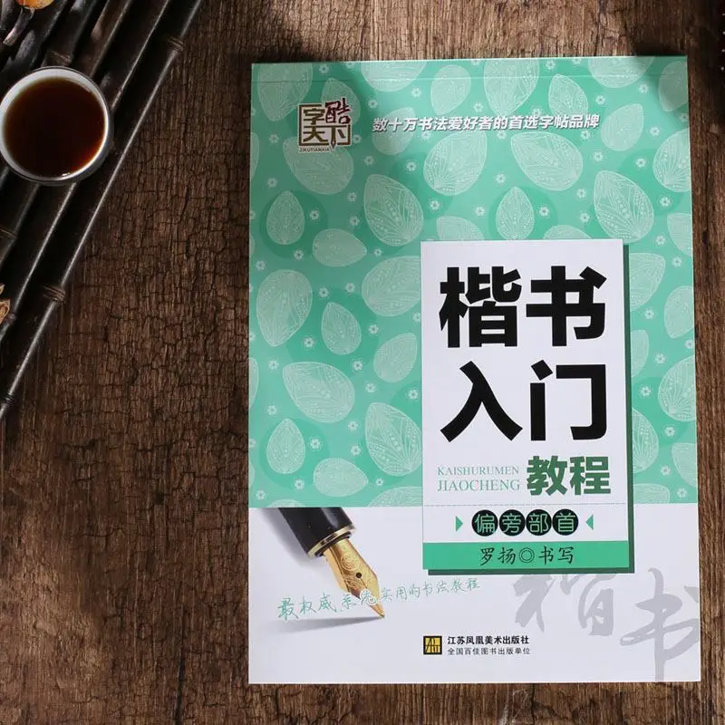 

Chinese calligraphy copybook in regular script structrure patterns Learn Chinese for adults kids children art antistress libros