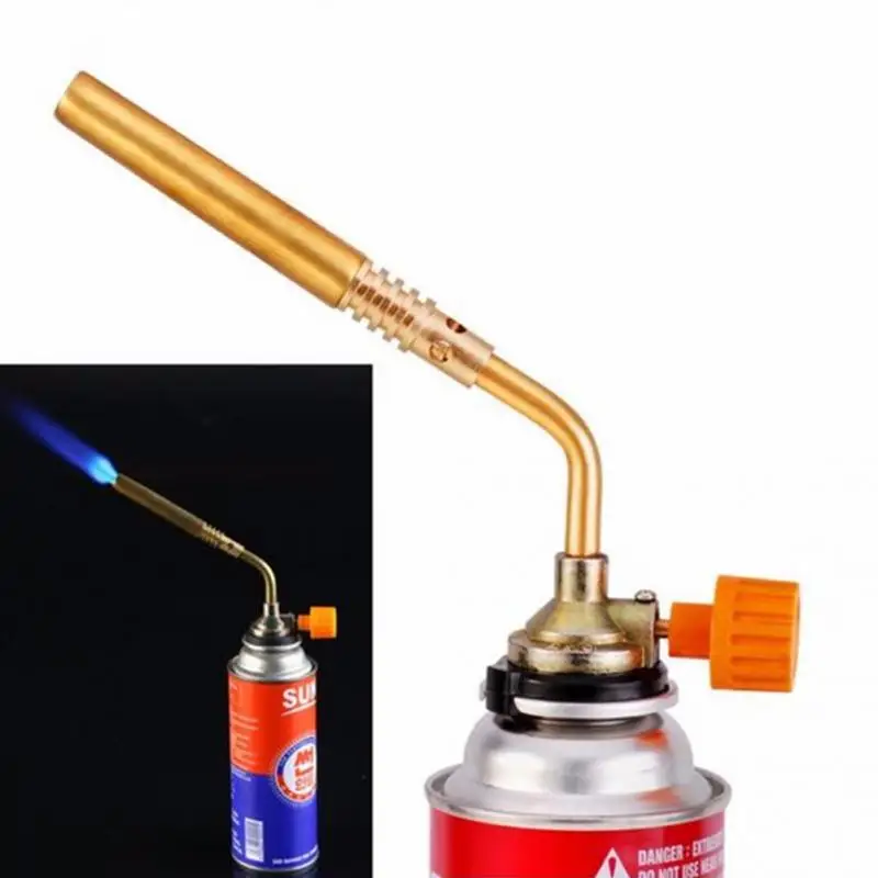

Outdoor Camping Picnic Gas Spray Gun Metal DAS Butane Blower Welding Brazing Gas BBQ Gas Torch Lighter Flame Gun for Kitchen