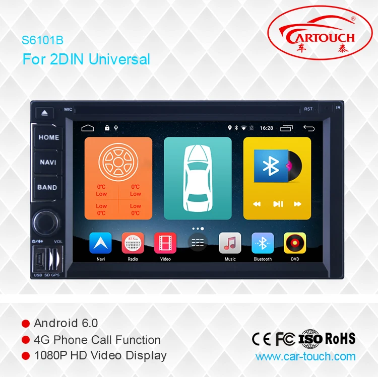 Автомобильный DVD плеер 6 2 дюйма wince 0 din аудио HD сенсорный экран 1080p видео Wi Fi GPS