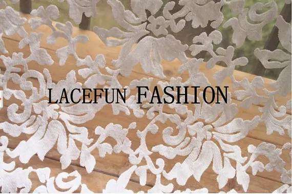 Off White Embroidered Organza Lace Fabric Retro Fl Off White Embroidered Organza Lace Fabric Retro Fl 2016 Spring Summber New Collection 5yards In From Home Garden On Aliexpress