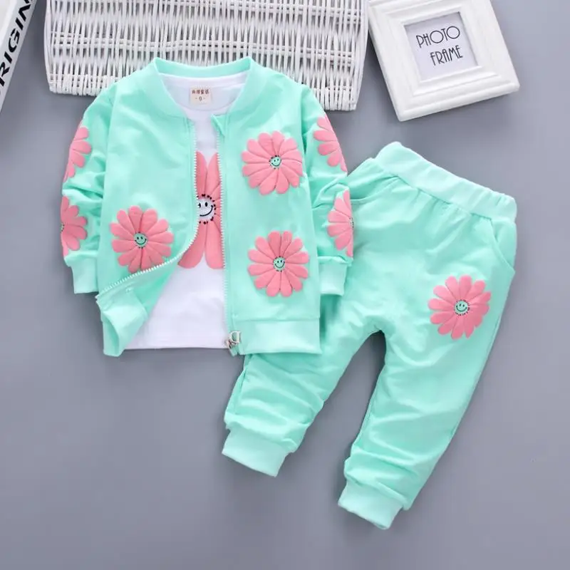 Roupas Infantis/детская одежда на весну и осень новый детский костюм из трех предметов с