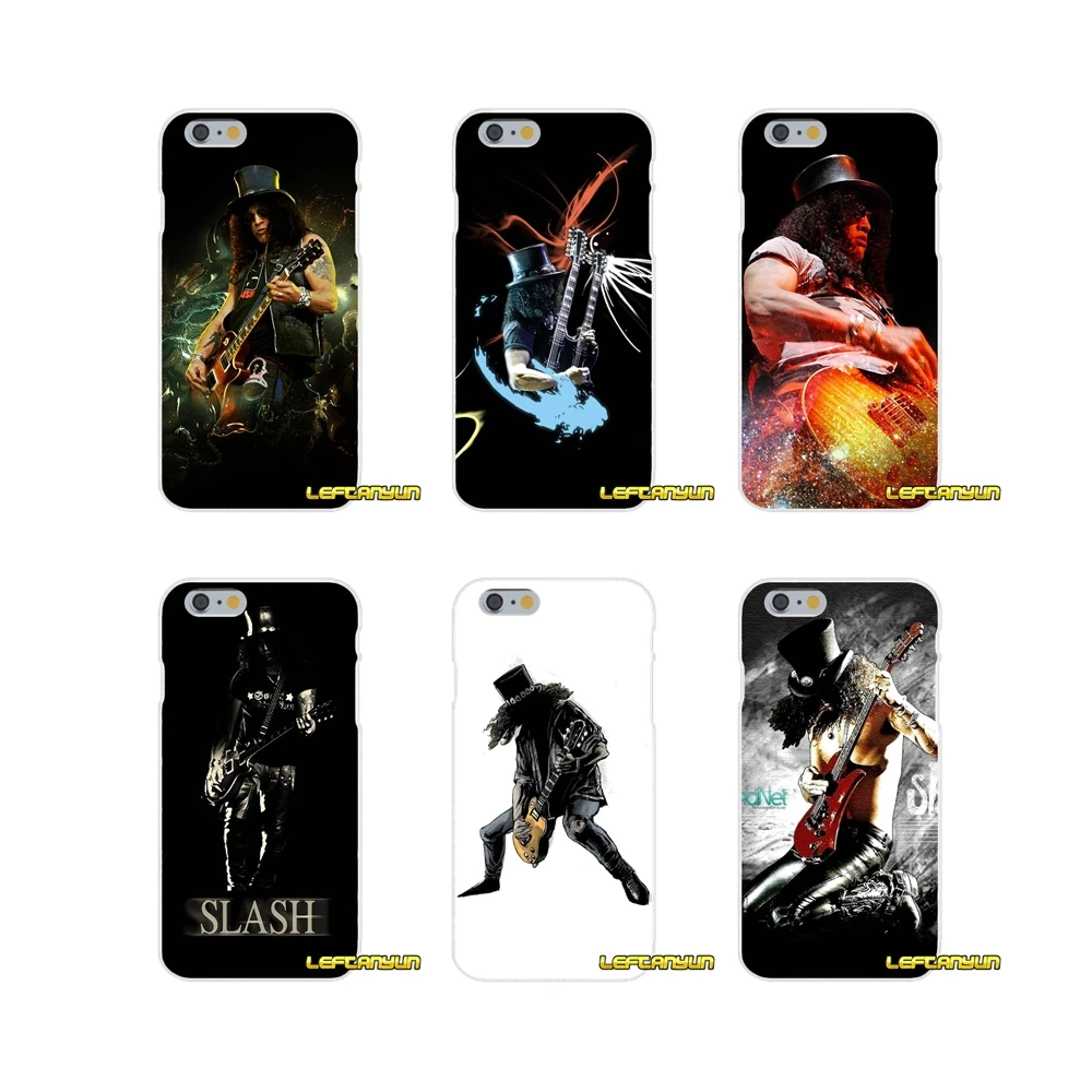 

TPU Transparent Shell Case For Xiaomi Mi6 Mi 6 A1 Max Mix 2 5X 6X Redmi Note 5 5A 4X 4A A4 4 3 Plus Pro rock music Slash guitars