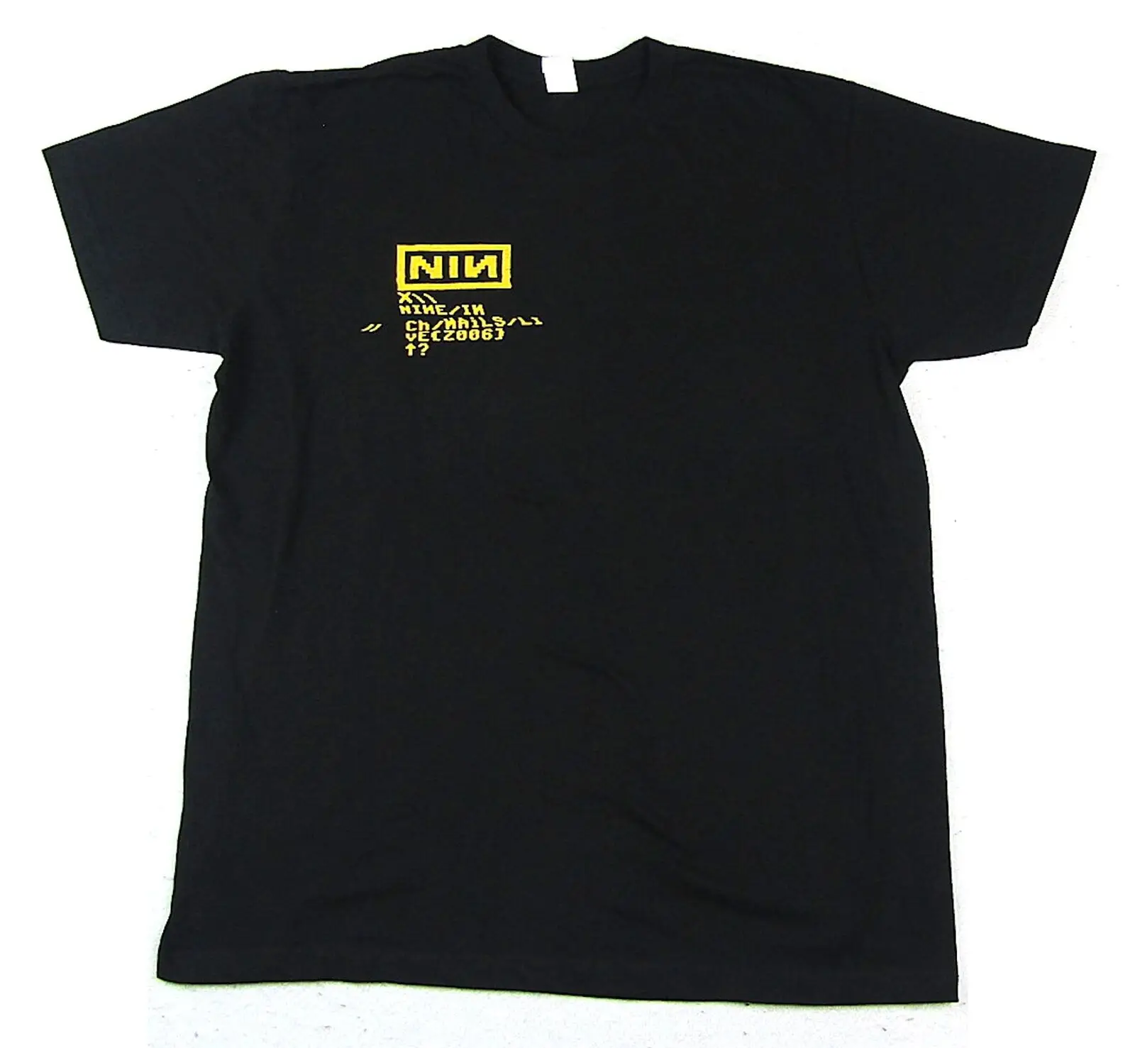 Nine Inch Nails Logo Tour Back черная футболка новый официальный Merch | Мужская одежда