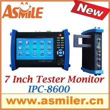 7″ IP camera tester CCTV tester monitor ip cameras and analog cameras testing cable scan ip revise PTZ 12V2A POE output