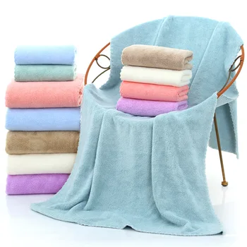 

High-density Coral Velvet Lace Mother and Child Towel Without Lint Microfiber Towel Face Towel + Bath Towel