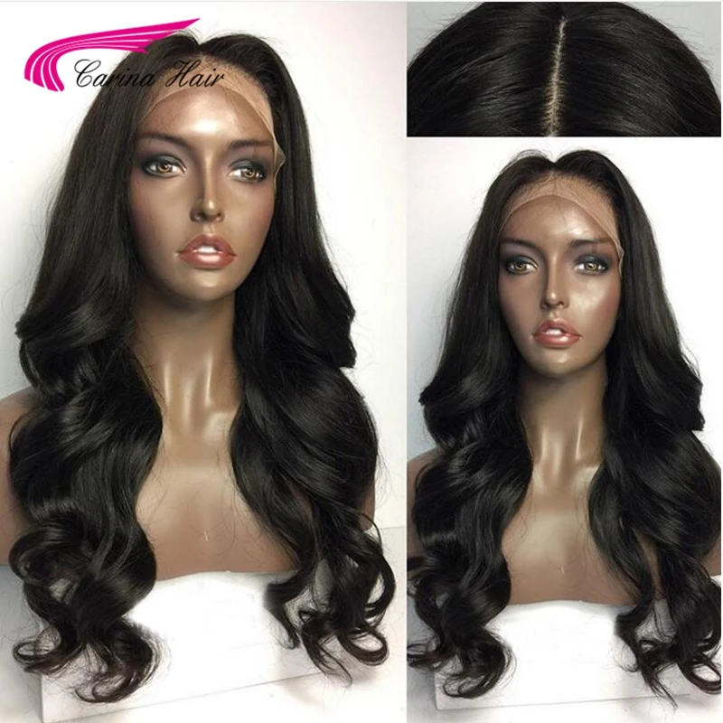 

Carina Hair Brazilian Body Wave 4x4 Silk Base Wigs with Baby Hair 130% Full Lace Remy Human Hair Wigs with Pre-Plucked Hairline