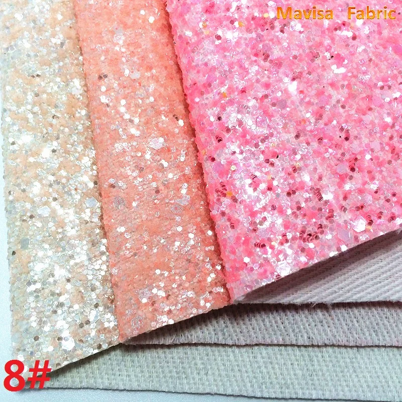 

1 Set =3pcs A4 SIZE 21X29cm Synthetic Leather, Chunky Glitter with Matching BackingFor Bow DIY handbags shoes MJ039