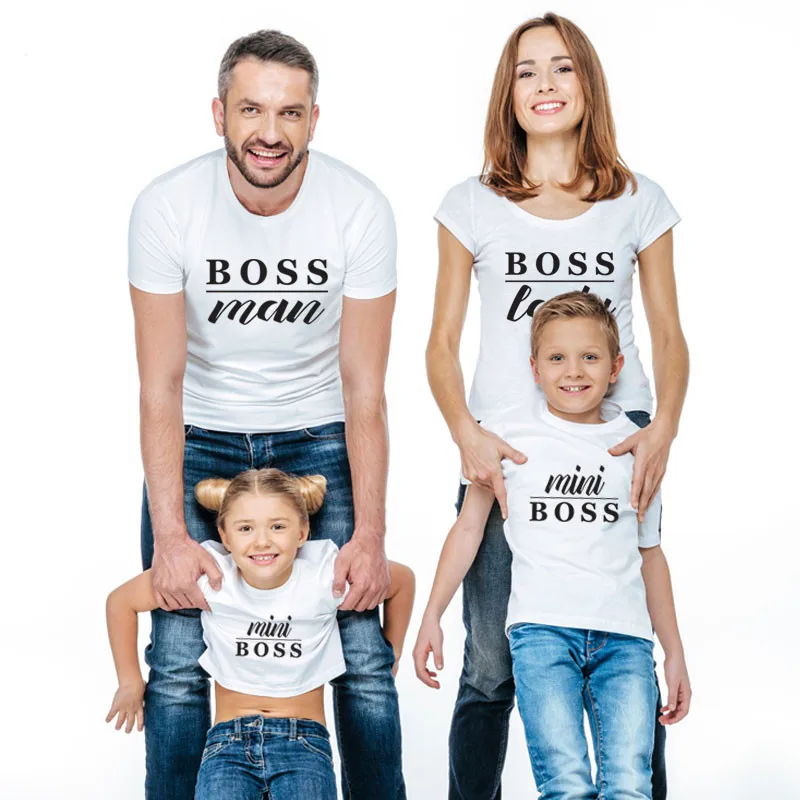 

Family Look T- shirt 2019 Mother's Day Cotton Polyester Mom And Daughter Matching Clothes KT-1930