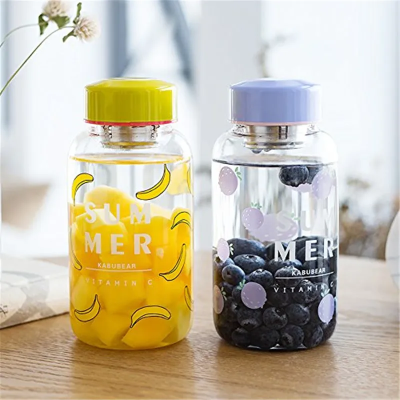 upstyle glass water bottle