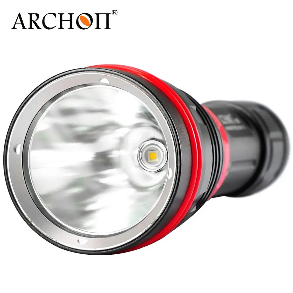 Archon DY01/WY07 CREE светодиодный фонарик для дайвинга фонарь 26650 перезаряжаемая батарея
