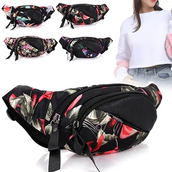

Printing Waist Bag Women Bananka Bag Zipper Fanny Pack Brand Design Bag Good Quality Oxford Waist Packs Phone Bag