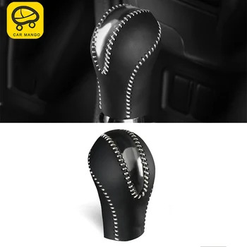 

CARMANGO For Nissan Patrol Y62 Auto Car-styling Hand brake cover trim Stickers Covers Interior Accessories