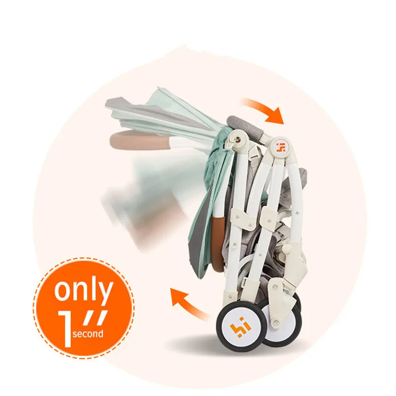 6 кг легкая детская коляска Складная портативная Kinderwagen многофункциональная
