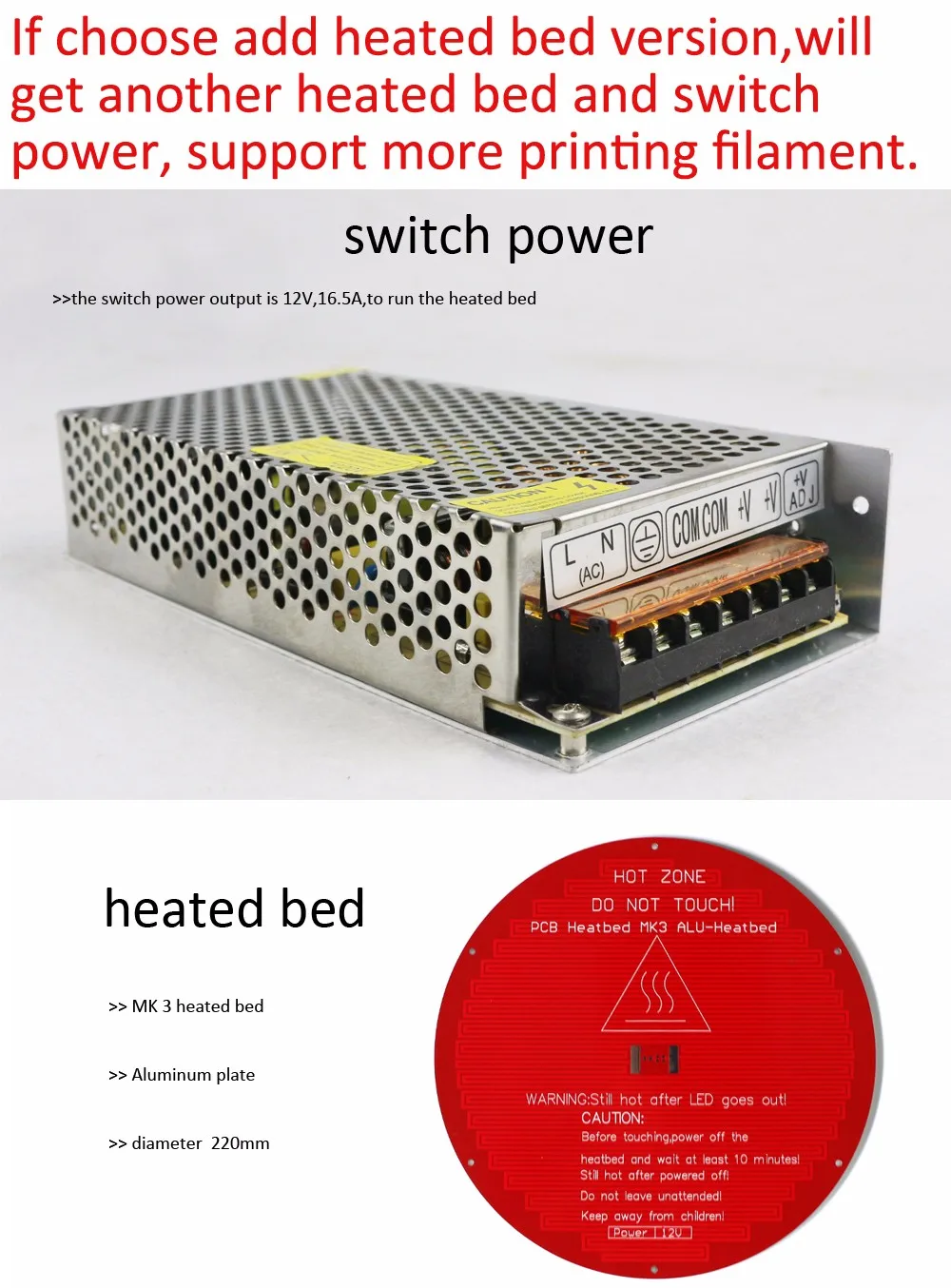 heated bed 