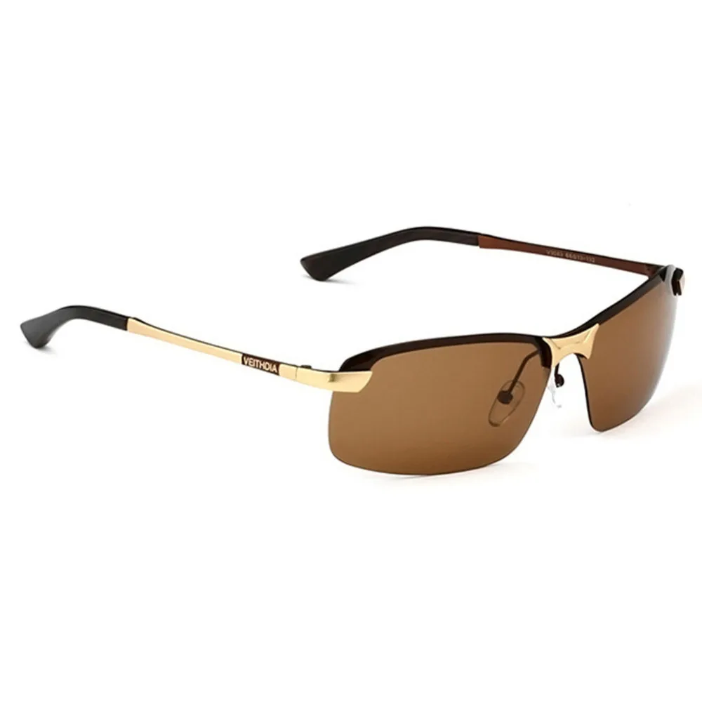 

Driving Sports Sunglasses Metal Square-shaped Frame Men's Uv Polarized Sunglasses Brand Designer Glasses