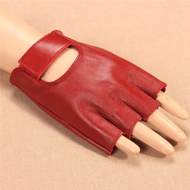 Vingerloze Handschoenen Heren Leer