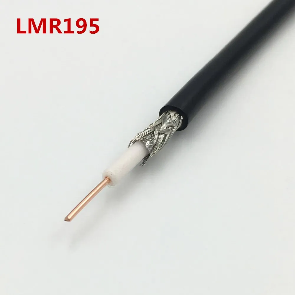 5 шт. разъем типа N папа на RP SMA мама RG58/LMR195 Радиочастотный кабель коаксиальный
