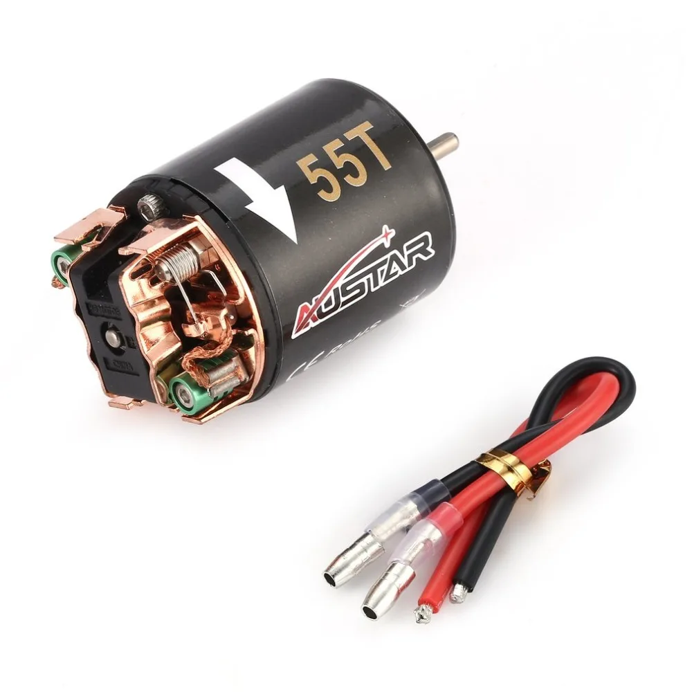 

AUSTAR 540 55T Brushed Motor for 1/10 Axial SCX10 RC4WD D90 Crawler Climbing RC Remote Control Car Model Spare Parts