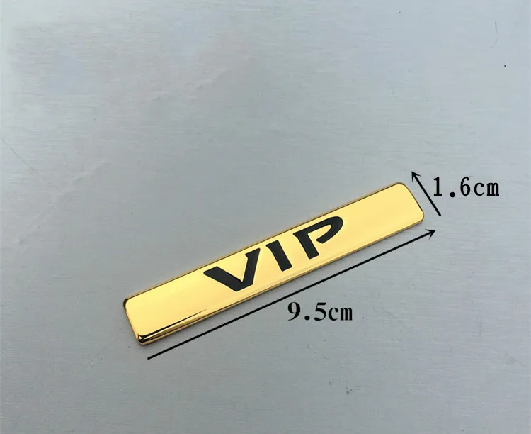 Металлическая 3d эмблема VIP 1 шт. значок украшение боковой части автомобиля для