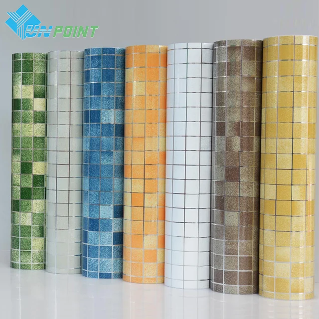 Bathroom Wall Stickers Pvc Mosaic Wallpaper Kitchen Waterproof Bathroom Wall Stickers Pvc Mosaic Wallpaper Kitchen Waterproof Tile Plastic Vinyl Self Adhesive Papers
