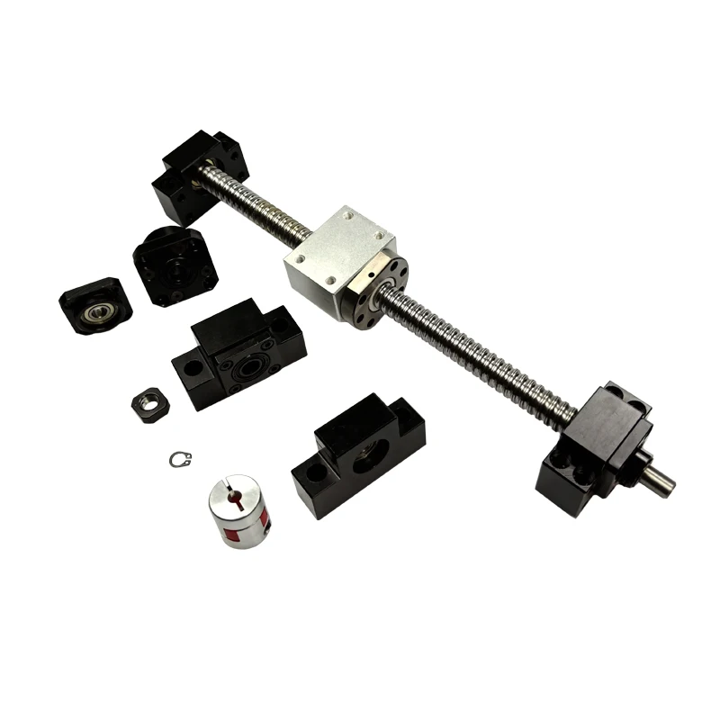 

Free shipping SFU1204 set:SFU1204 rolled ball screw C7 with end machined + 1204 ball nut + nut housing+BK/BF10+coupler RM1204