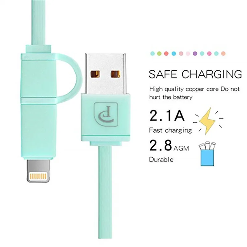 الدب كابل نقل بيانات اثنين في واحد شحن خط شاحن خط الإرساء التوصيل البسيطة usb خط usb ل IOS الروبوت نوع- c و الكمبيوتر