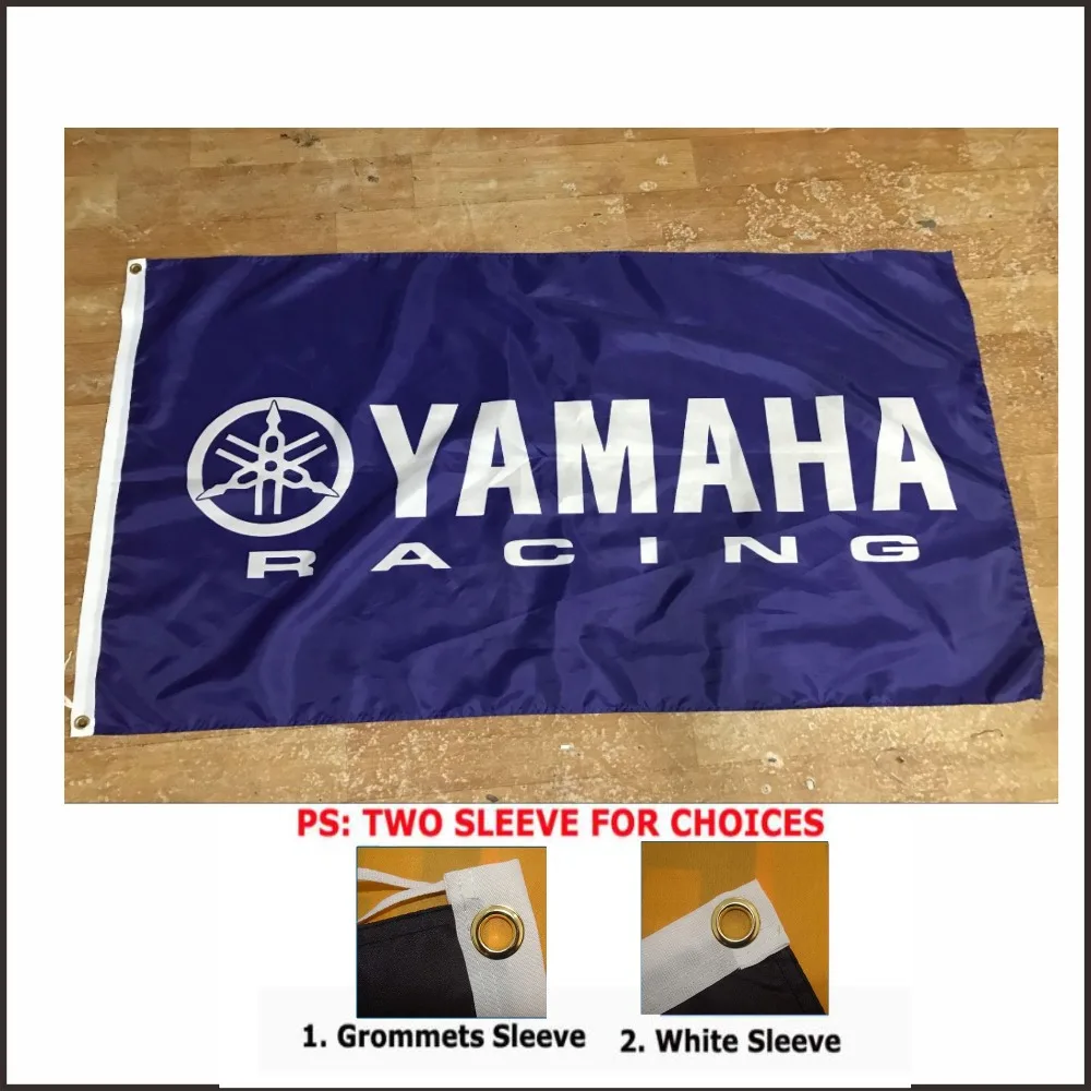 Флаг yamaha 3x5ft флаг мотоцикла декорация баннер 100D игра гоночный автомобиль|Флаги