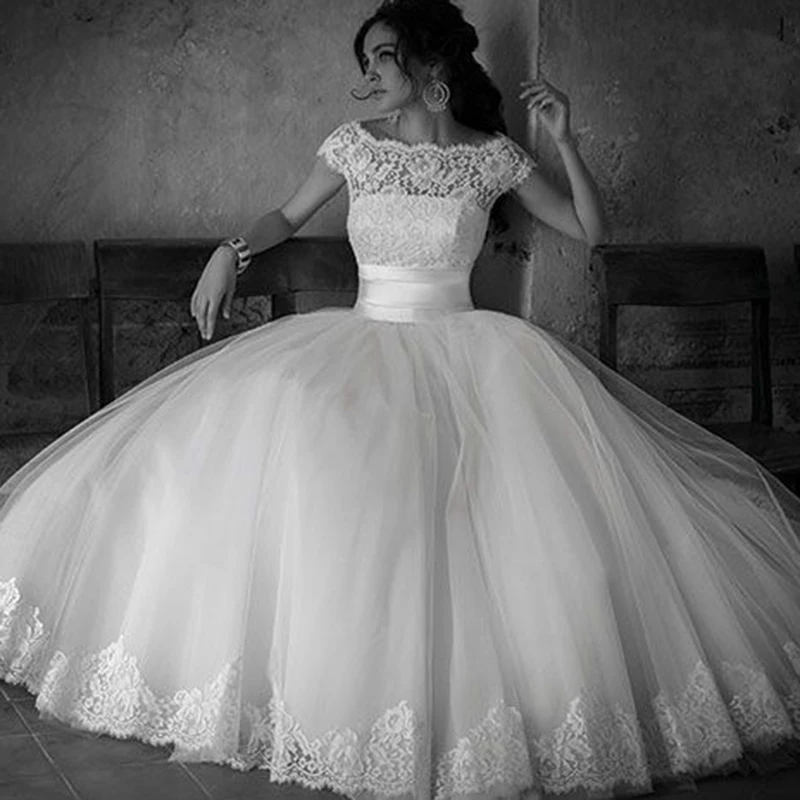 Свадебное Платье С Корсетом И Пышной Юбкой фото 12