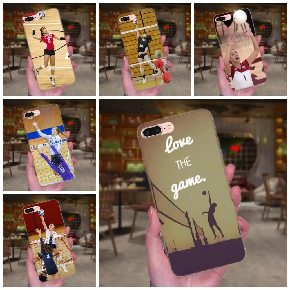 

Sport Fans Love The Game Volleyball Soft TPU Coque Case For Huawei Mate 7 8 9 10 20 P8 P9 P10 P20 P30 Lite Plus Pro 2017