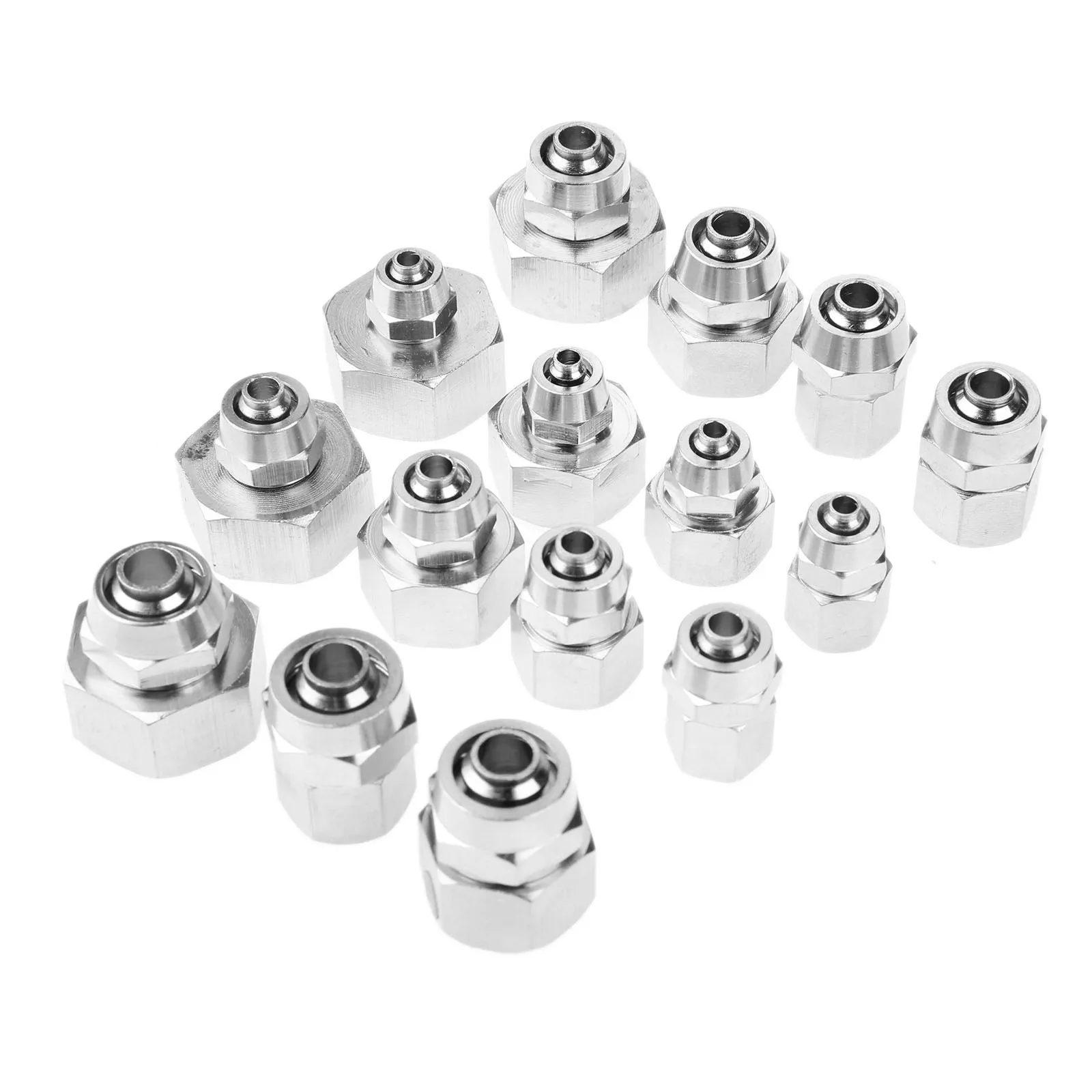 

1pc 6-12mm OD Tube Pneumatic Quick Fittings 1/8" 1/4" 3/8" 1/2" Female Thread Air Vacuum Hose Quick Joint Coupler Connector PCF